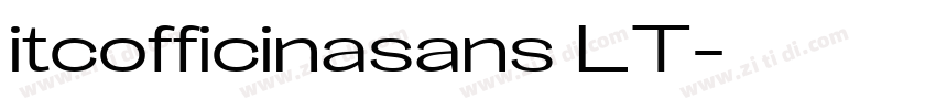 itcofficinasans LT字体转换